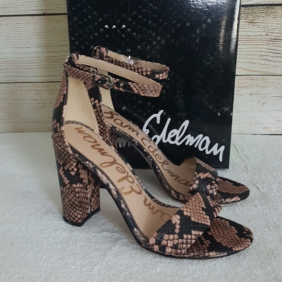 sam edelman yaro snakeskin